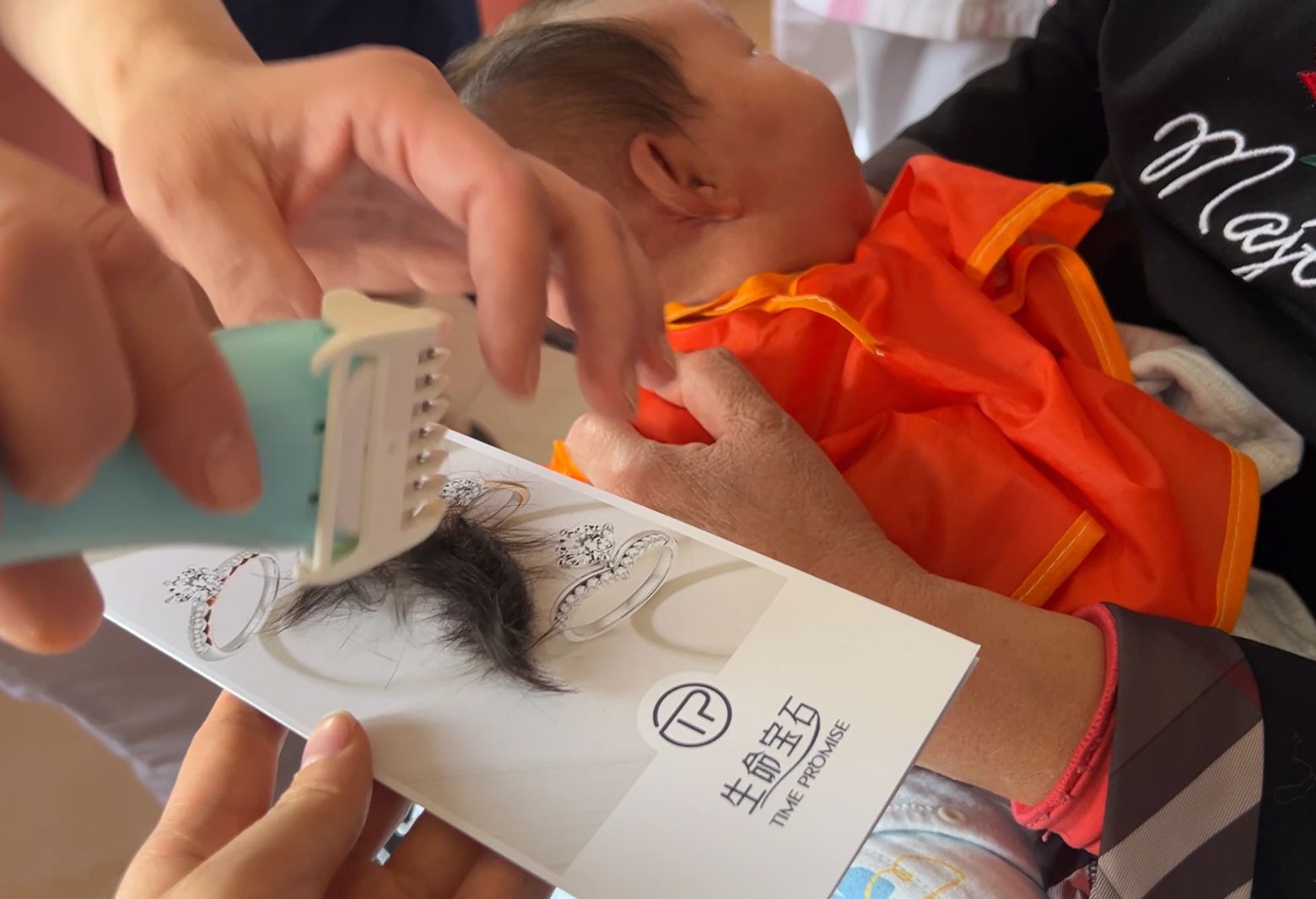 Baby Hair Diamond — first hair keepsake memorial diamond