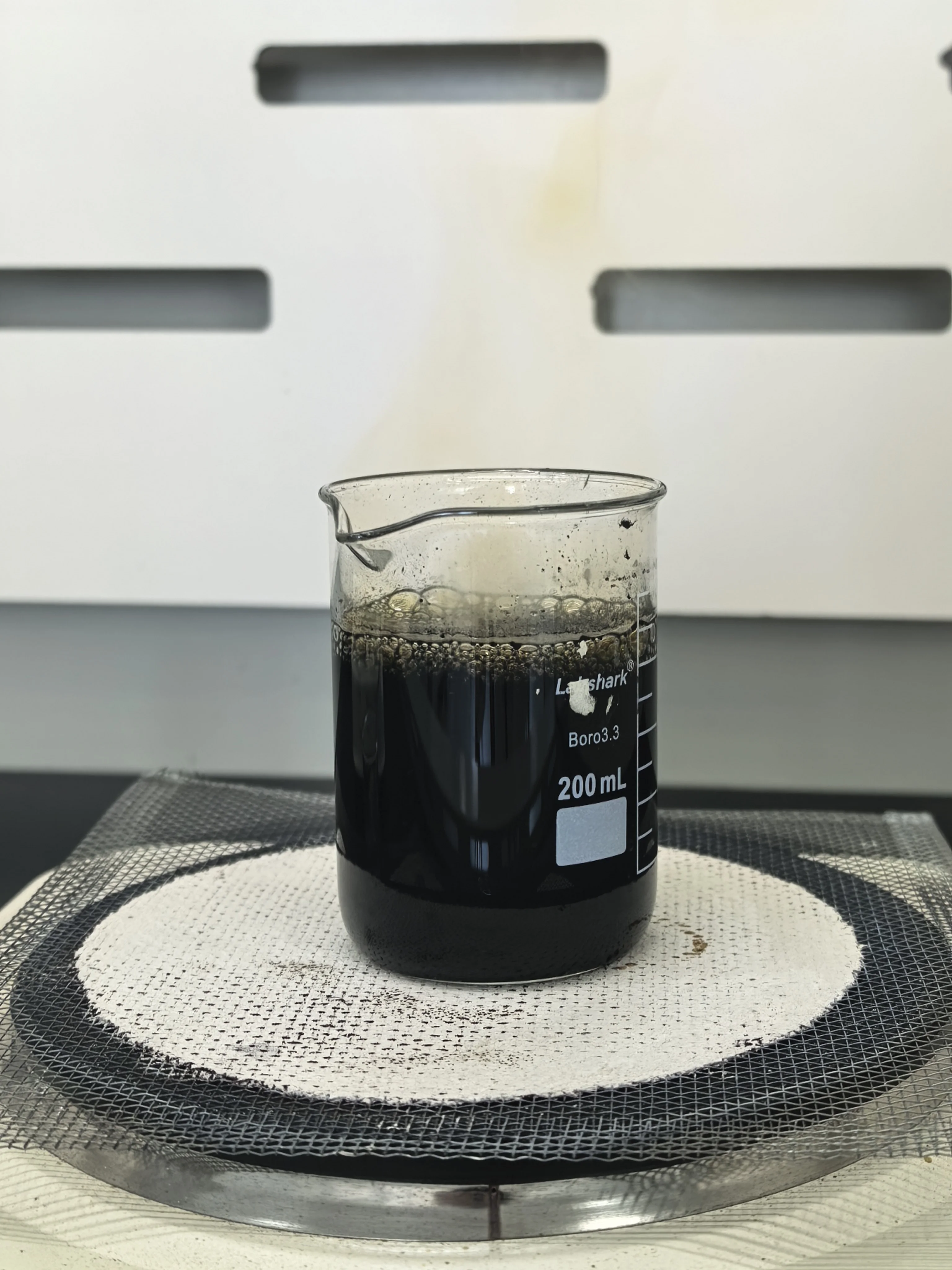 Chemical reaction during carbon purification — acid digestion removes inorganic contaminants